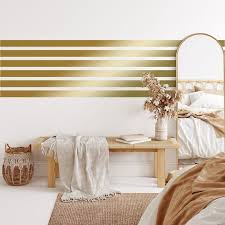 Large Gold Line Wall Decal Gold Line