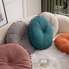 Round Pillow Sofa Cushion Floor Pillow
