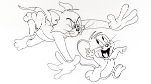 how to draw tom and jerry step by step