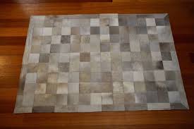 artisan made patchwork cowhide rug ebay