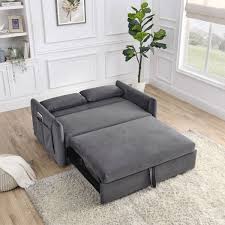 convertible velvet sleeper sofa bed 55