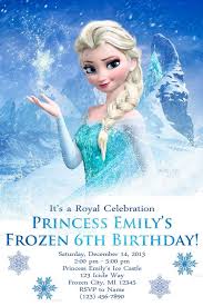 Frozen Birthday Party Invite Digital File Frozen