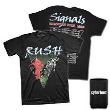 rush signals european tour 1983 t shirt