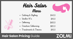 salon pricing guide for 2024 zolmi com