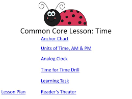 Ppt Common Core Lesson Time Powerpoint Presentation Free