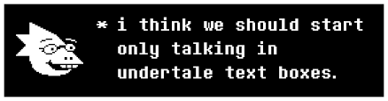 Do you want your au in the generator? Undertale Deltarune Textboxes