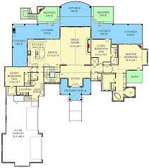 Grand Mountain House Plan With Ample