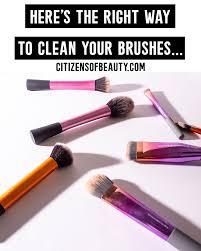 how to take care of your makeup brushes
