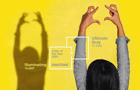 Pantone colours are industry standard colour codes that stand for a specific shade, and this year the colours are 'illuminating' yellow and 'ultimate grey'. Pantone Color Of The Year 2021 Palette Exploration Pantone