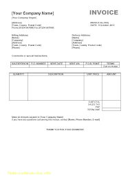 Free Invoice Template Pages New Excel Typical Templates For