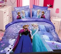 elsa and anna frozen cartoon kids bed