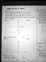 Solved Math 140 Homework Name 82 5 201