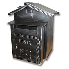 Rustic Xl Wall Mounted Post Box With