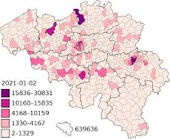 Karta över benelux (belgien, nederländerna och luxemburg) kör med den senaste kartan. Covid 19 Pandemie In Belgien Wikipedia
