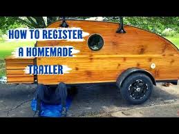 how to register a home built trailer