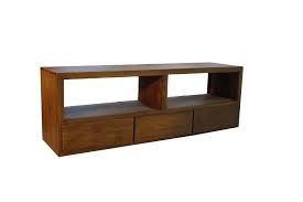 teak wood tv stand with drawers tv