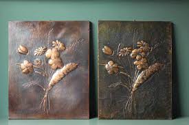 Hand Hammered Copper Wall Panels