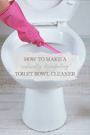 naturally disinfecting toilet bowl cleaner