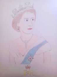 Drawing of HM Queen Elizabeth II I made : r/monarchism