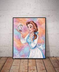 Disney Princess Watercolour Beauty And