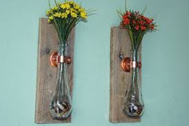 Rustic Wall Vases Hanging Vases