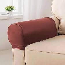 2pcs Pu Leather Sofa Armrest Cover