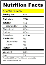 protein in 4 oz salmon by type