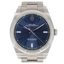 Preowned Rolex Oyster Perpetual 39 Blue