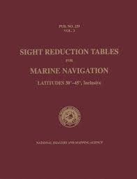 sight reduction tables