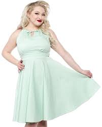 Lindy Bop Julianna Pastel Green Full Circle Dress