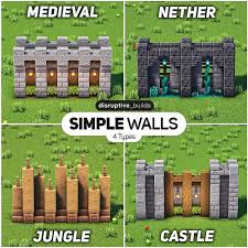 16 Amazing Minecraft Wall Design Ideas