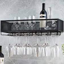 wall wine glass rack wall mounted