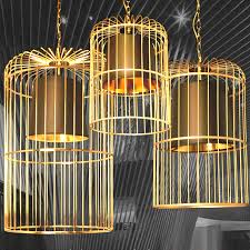 Modern Golden Birdcage Pendant Lighting In Baking Finish 10781 Archi Lighting