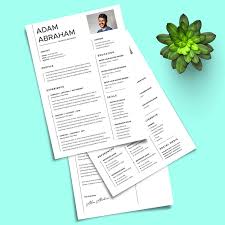 free a4 resume template
