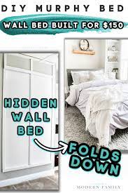 diy murphy bed for under 150 with