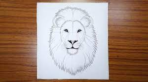 how to draw lion face how to draw