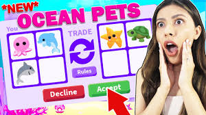 *new secret* glitch pet only island found in adopt me! Trading Only Ocean Pets In Adopt Me Roblox Adopt Me Youtube