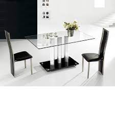 Glass Dinning Table Clear Tempered