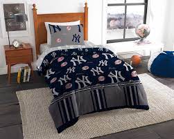 mlb new york yankees twin bed in bag