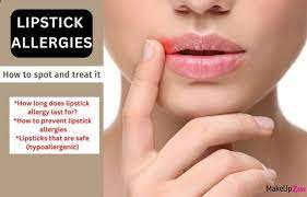 lipstick allergies how to spot and