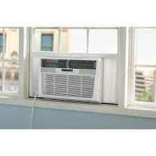 Frigidaire frigidaire 25,000 btu window air conditioner with supplemental heat and slide out chassis. Frigidaire 8 000 Btu Window Mounted Room Air Conditioner With Supplemental Heat In White Ffrh0822re The Home Depot