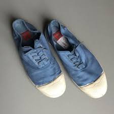 Bensimon Collection Blue Canvas Sneakers