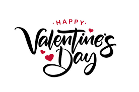 Happy Valentines Day Handwritten Calligraphic Lettering With Red Hearts Stock Illustration - Download Image Now - iStock