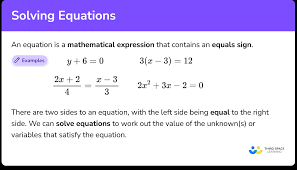 Solving Equations Gcse Maths Steps