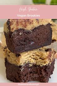 high protein vegan brookies recipe