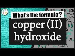 the formula for copper ii hydroxide