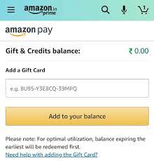 check amazon pay gift card balance