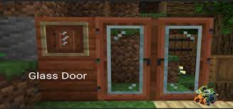 Glass Door Texture Pack Minecraft Pe