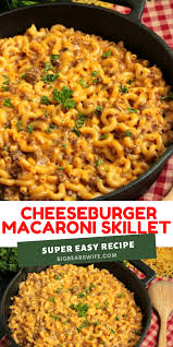 cheeseburger macaroni skillet