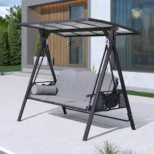 Seat Adjustable Pvc Canopy Porch Swing